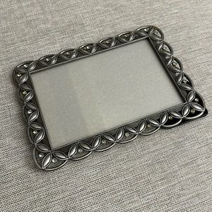 Beautiful Metal and Crystal Picture Frame